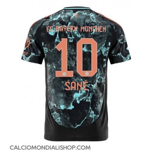 Maglie da calcio Bayern Munich Leroy Sane #10 Seconda Maglia 2024-25 Manica Corta